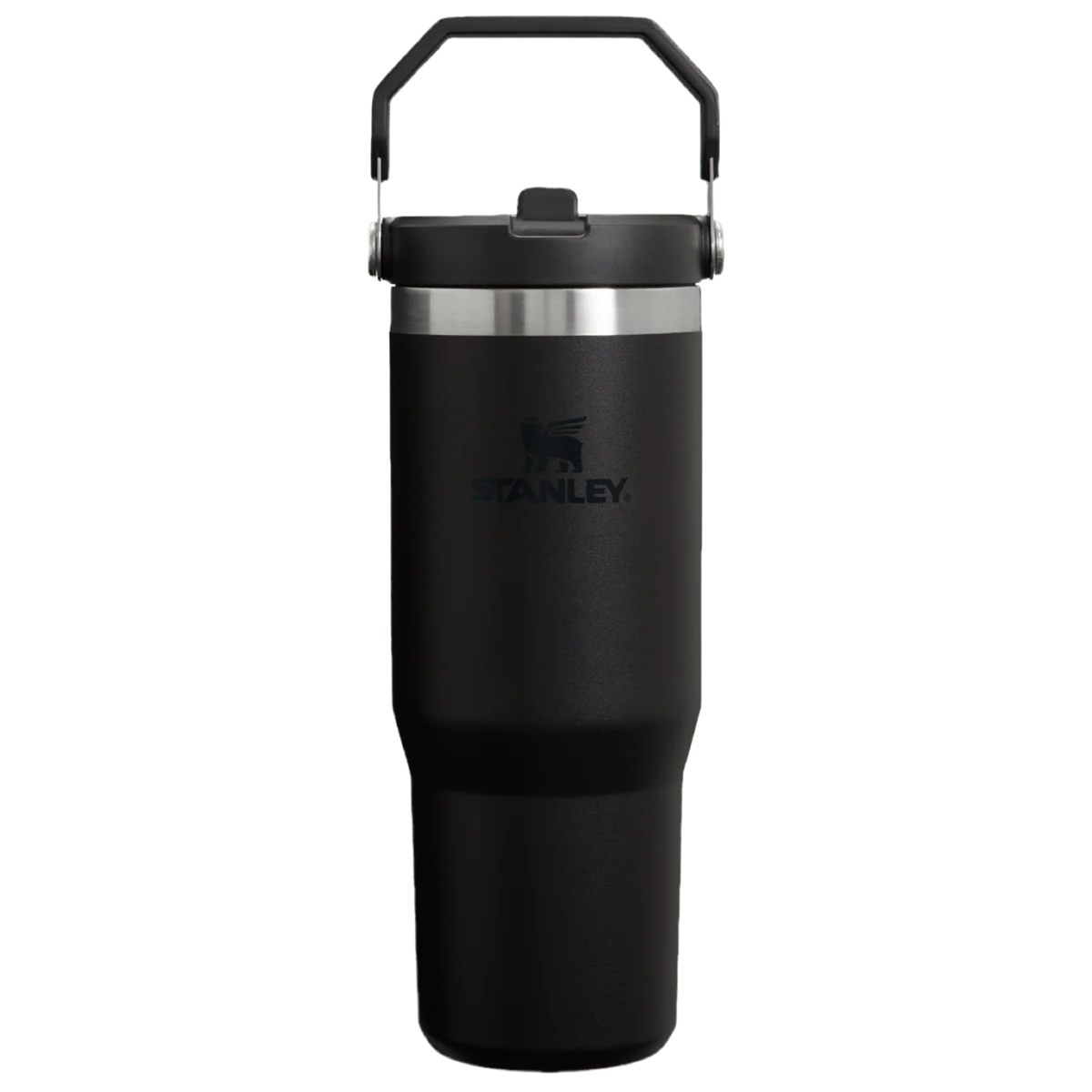 ICEFLOW FLIP STRAW TUMBLER Black