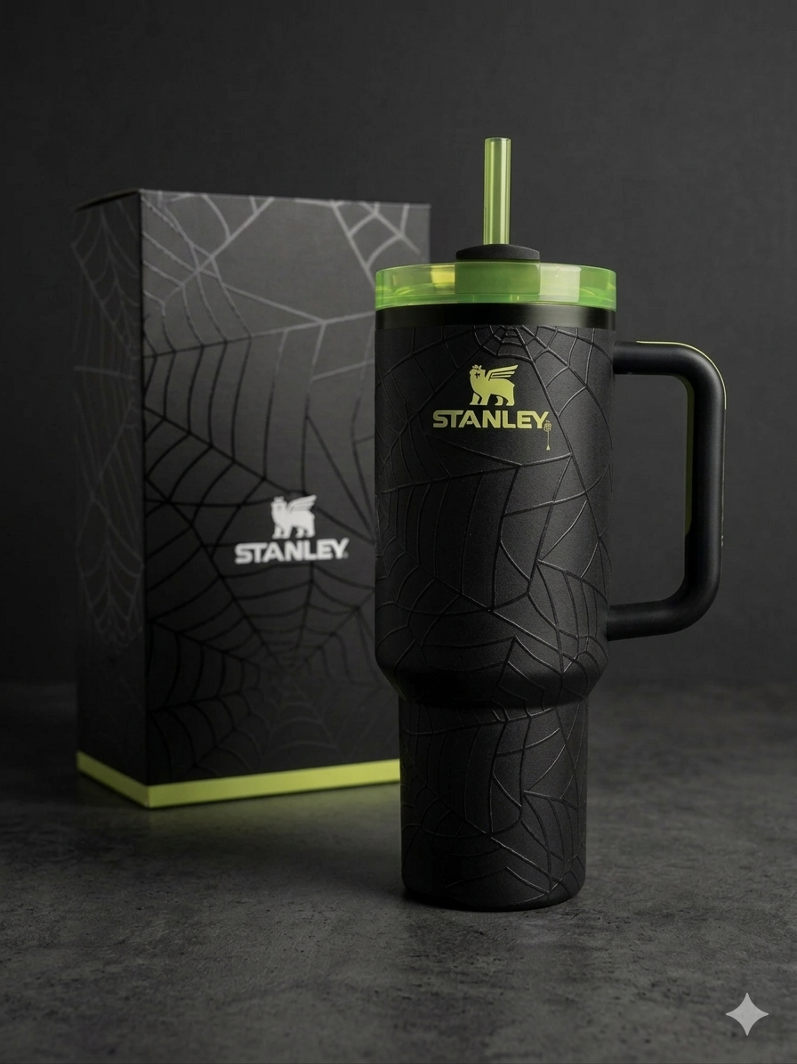 STANLEY The Halloween Quencher H2.0 FlowState Tumbler " WEB GLOW "