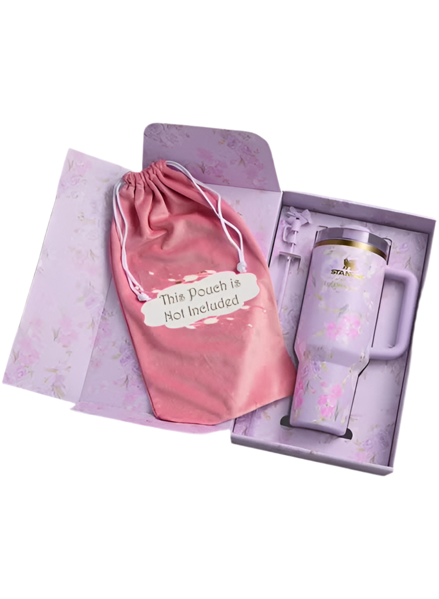 Stanley x LoveShackFancy Flowstate Quencher 40oz Tumbler HappyThoughts