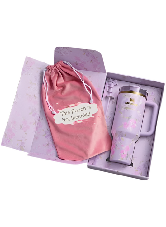 Stanley x LoveShackFancy Flowstate Quencher 40oz Tumbler HappyThoughts