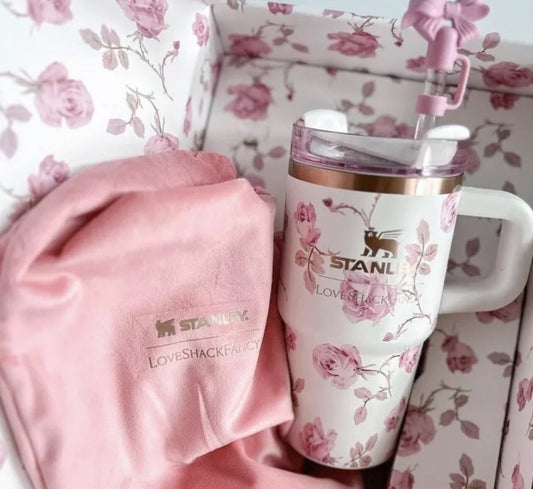 Stanley x LoveShackFancy Flowstate Quencher 20oz Tumbler