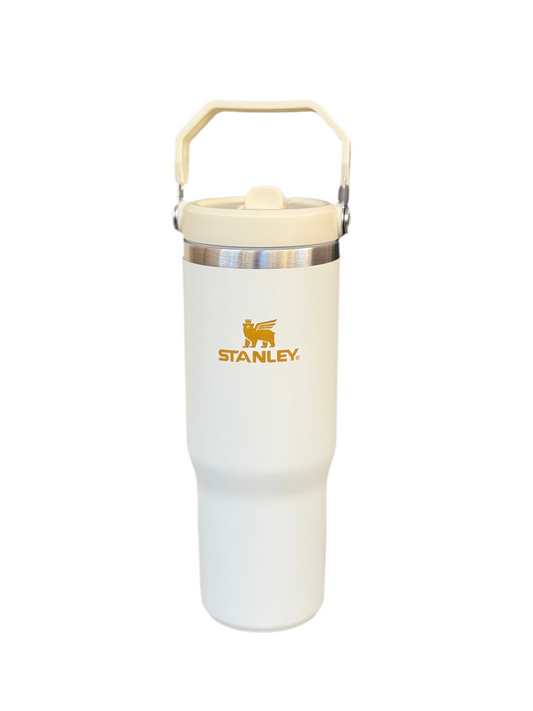 ICEFLOW FLIP STRAW TUMBLER White Gold
