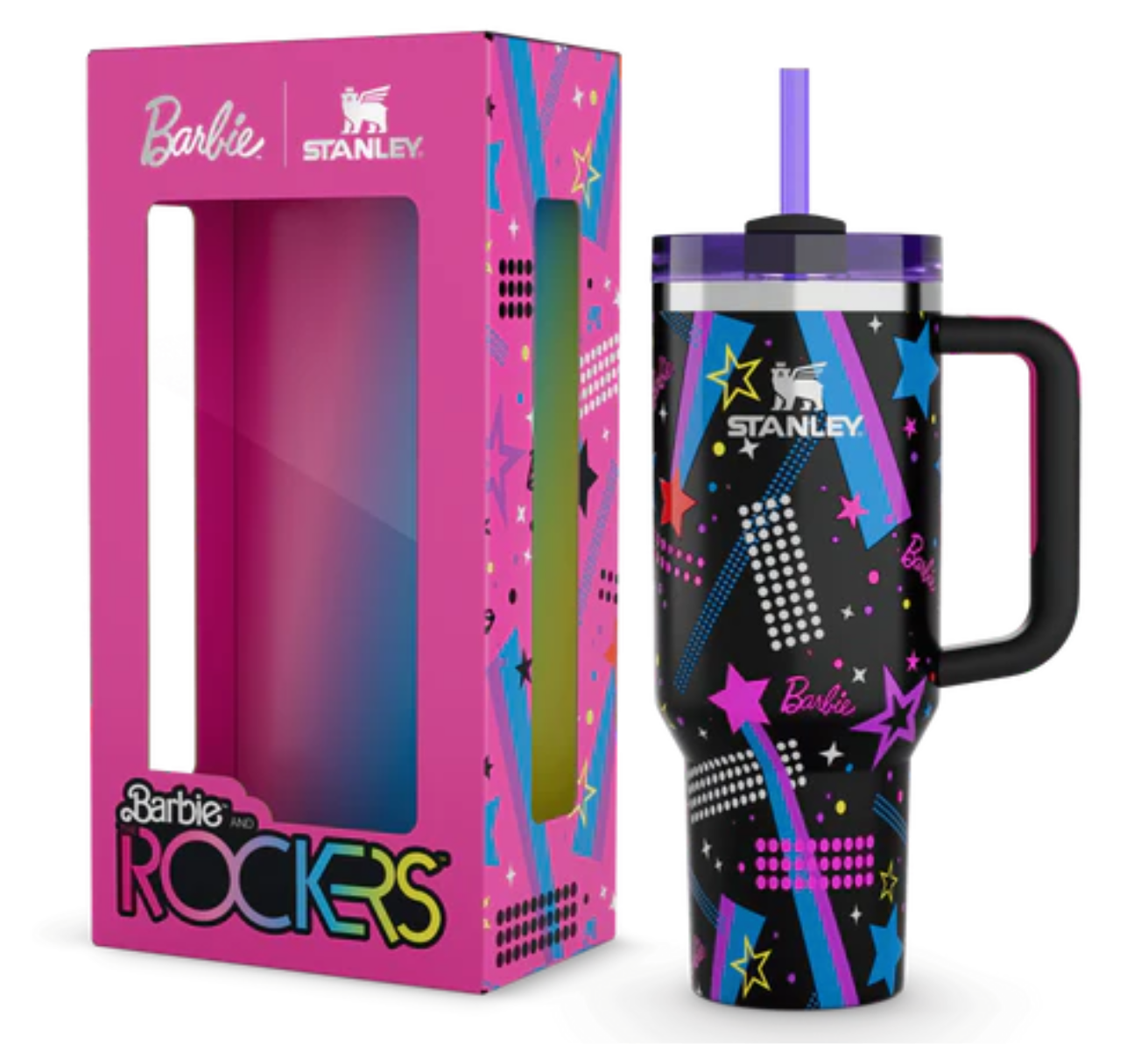 STANLEY BARBIE ’80S ROCKERS QUENCHER 40 OZ (VAULT)