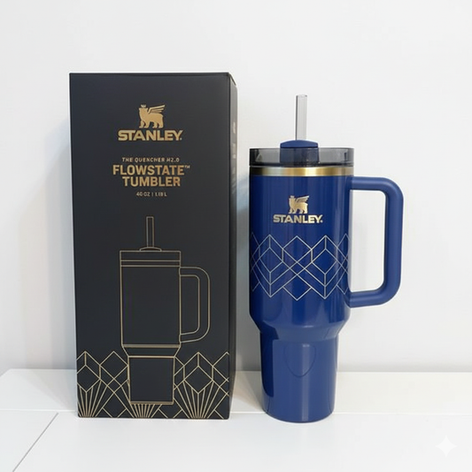Stanley Quencher H2.0 Flowstate Tumbler 40oz Nightfall Gloss Deco