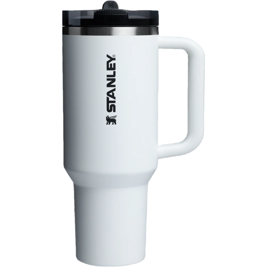 THE QUENCHER PROTOUR FLIP STRAW TUMBLER | 40 OZ Chalk White