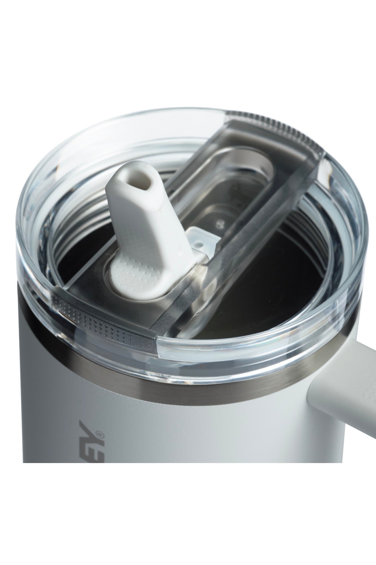 THE QUENCHER PROTOUR FLIP STRAW TUMBLER | 40 OZ Chalk White