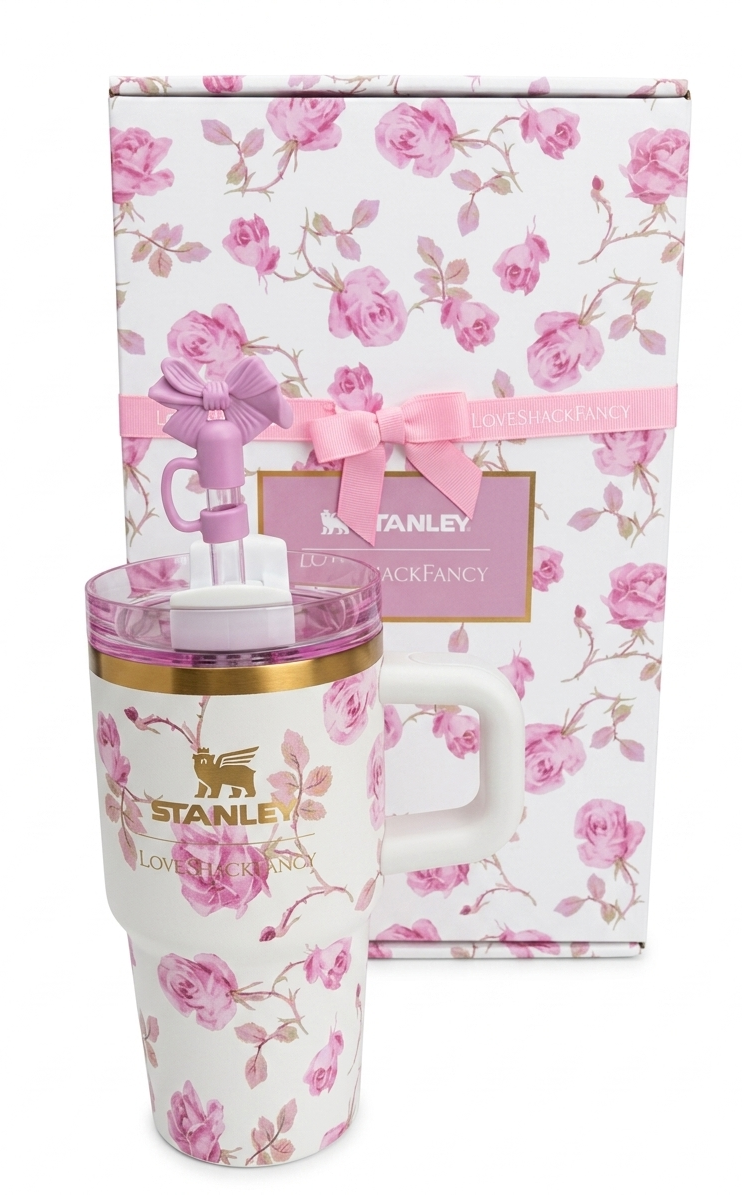 Stanley x LoveShackFancy Flowstate Quencher 20oz Tumbler
