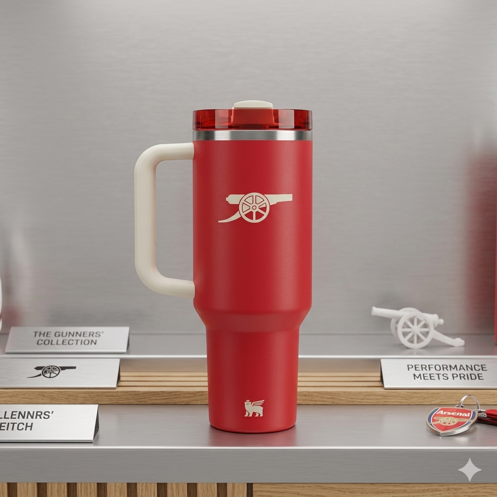 STANLEY 1913 X ARSENAL QUENCHER PROTOUR FLIP STRAW TUMBLER