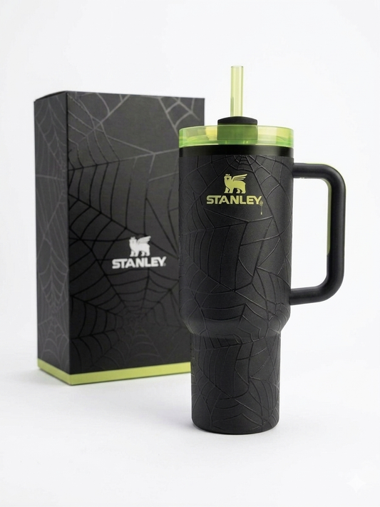 STANLEY The Halloween Quencher H2.0 FlowState Tumbler " WEB GLOW "