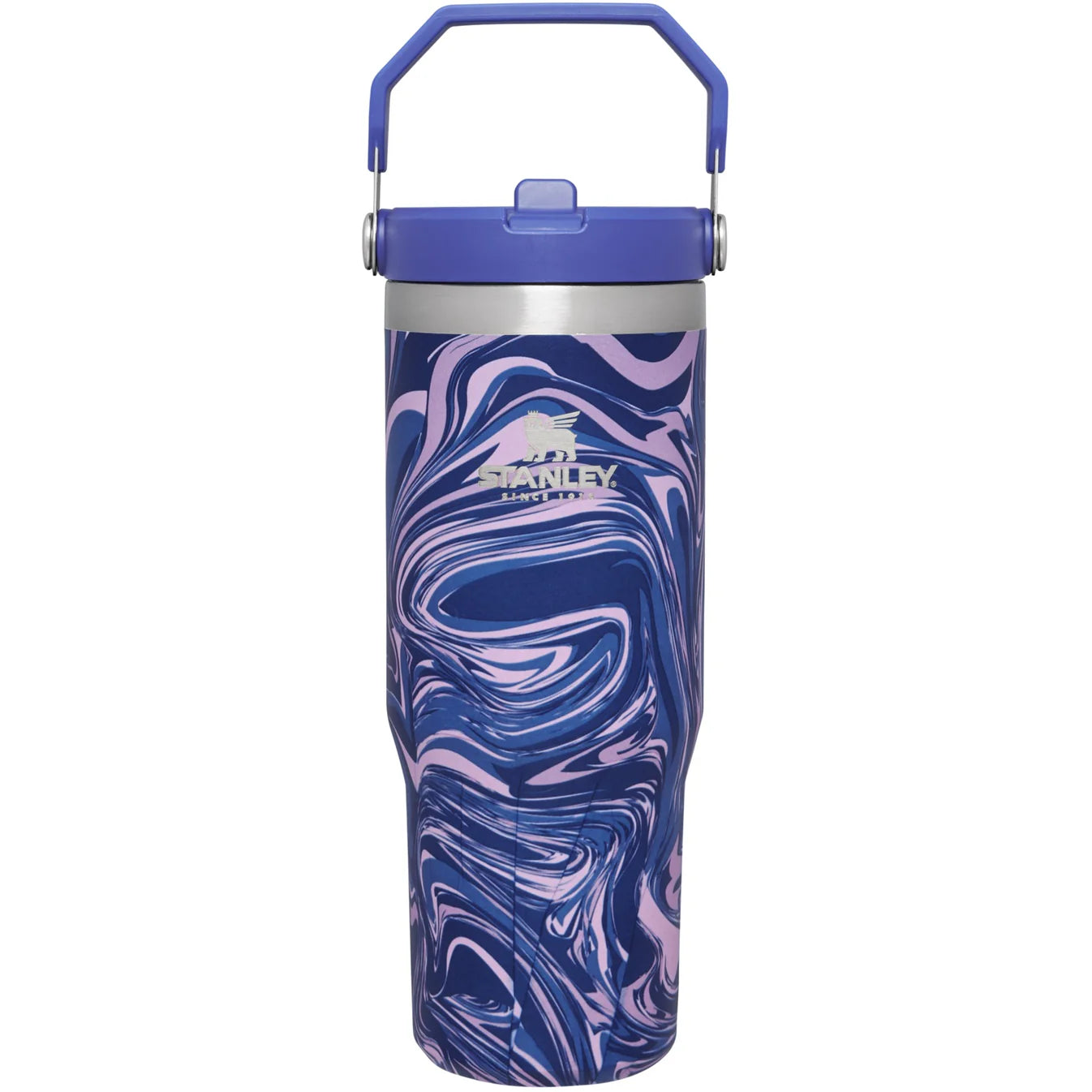 Stanley IceFlow Flip Straw Tumbler 30 oz Lapis Swirl