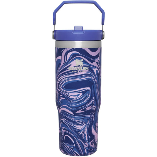 Stanley IceFlow Flip Straw Tumbler 30 oz Lapis Swirl