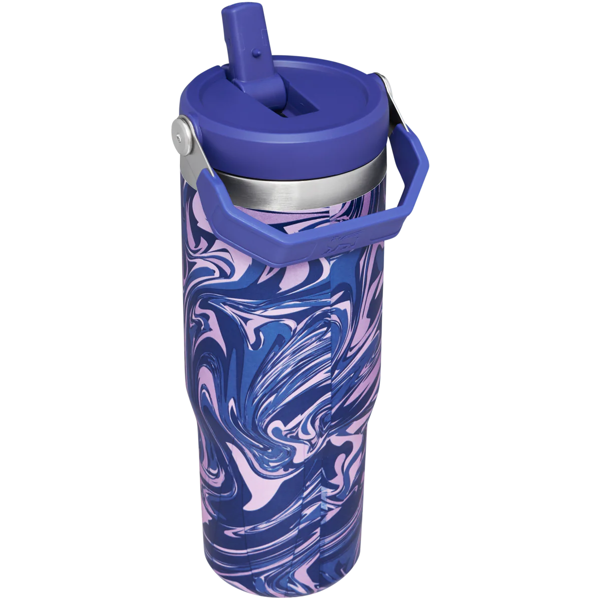 Stanley IceFlow Flip Straw Tumbler 30 oz Lapis Swirl