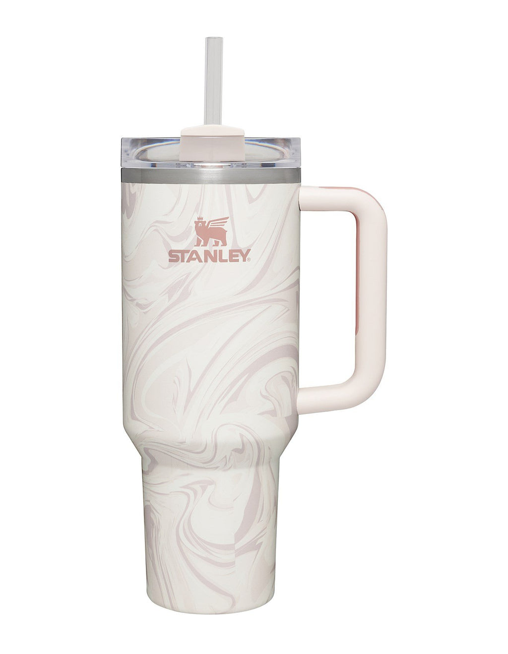 Stanley QUENCHER 2.O TUMBLER ROSE QUARTZ SWIRL