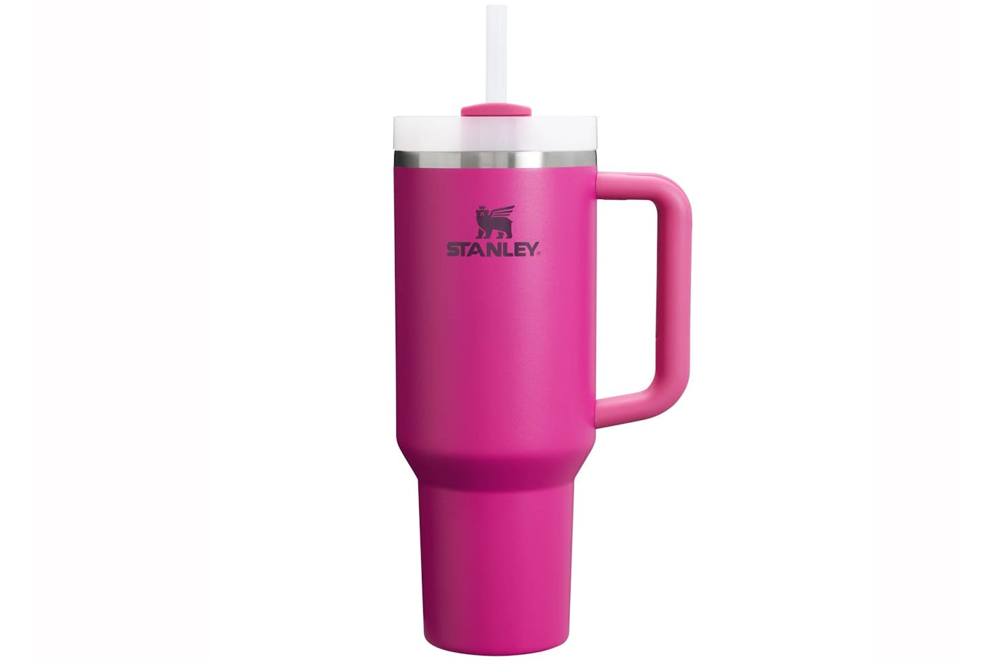 Stanley Flowstate Quencher 40oz Tumbler Hot Pink